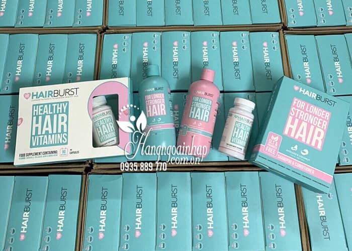 Bộ dầu gội xả HairBurst For Longer Stronger Hair giúp dài tóc 1