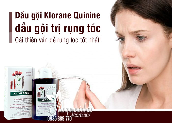 Dầu gội Klorane Quinine 200ml, dầu gội trị rụng tóc của Pháp 8
