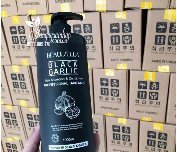 Dầu gội tỏi đen Black Garlic Beausella chính hãng Hàn Quốc