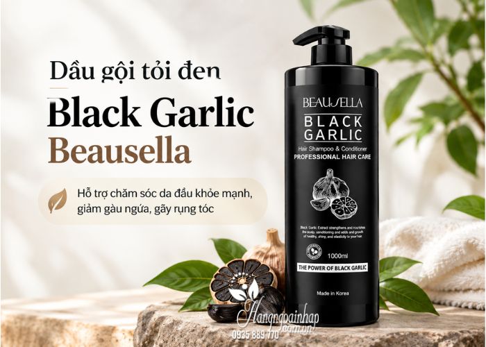 Dầu gội tỏi đen Black Garlic Beausella của Hàn Quốc 1