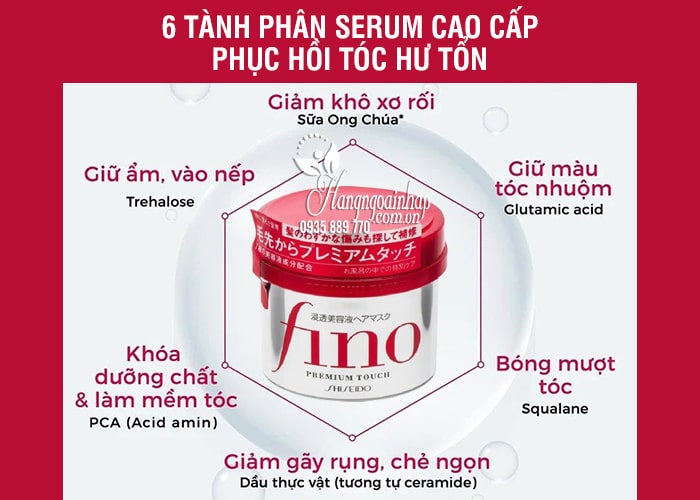 Kem Ủ Tóc Fino Premium Touch Shiseido 230g Của Nhật 56