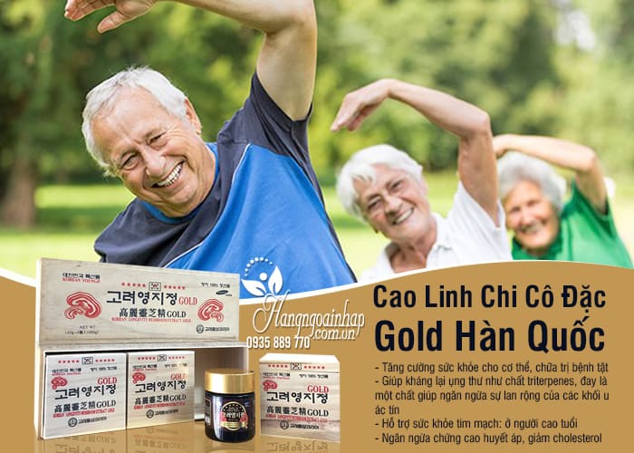 Cao Linh Chi Cô Đặc Gold Hàn Quốc - Hộp gỗ trắng 8