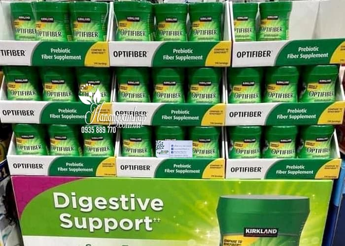Bột hòa tan bổ sung chất xơ Kirkland Optifiber 190 khẩu phần 90