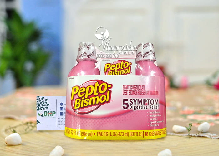 Combo chuyên điều trị tiêu hóa dạ dày Pepto Bismol của Mỹ 9