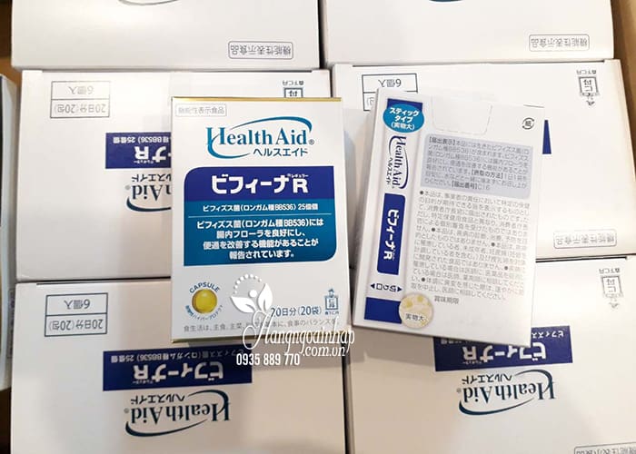 Men vi sinh Health Aid Bifina R 20 gói - Hỗ trợ tiêu hóa 00