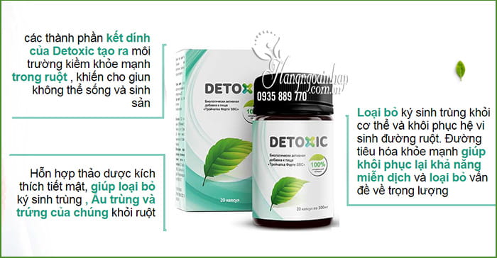 Thuốc Detoxic của Nga diệt ký sinh trùng, làm sạch ruột 8