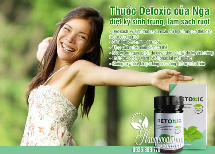 Thuốc Detoxic của Nga diệt ký sinh trùng, làm sạch ruột 2