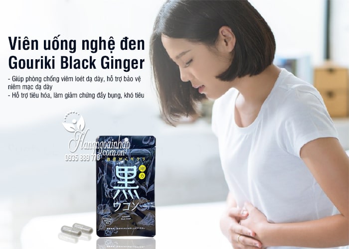 Viên uống nghệ đen Gouriki Black Ginger của Nhật Bản 3