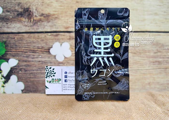 Viên uống nghệ đen Gouriki Black Ginger của Nhật Bản 9