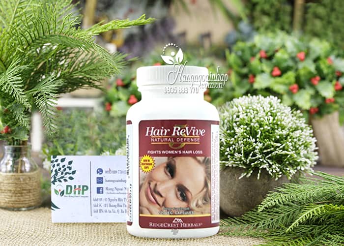 Thuốc Chống Rụng Tóc Cho Nữ - Hair Revive Natural Defense For Women 0