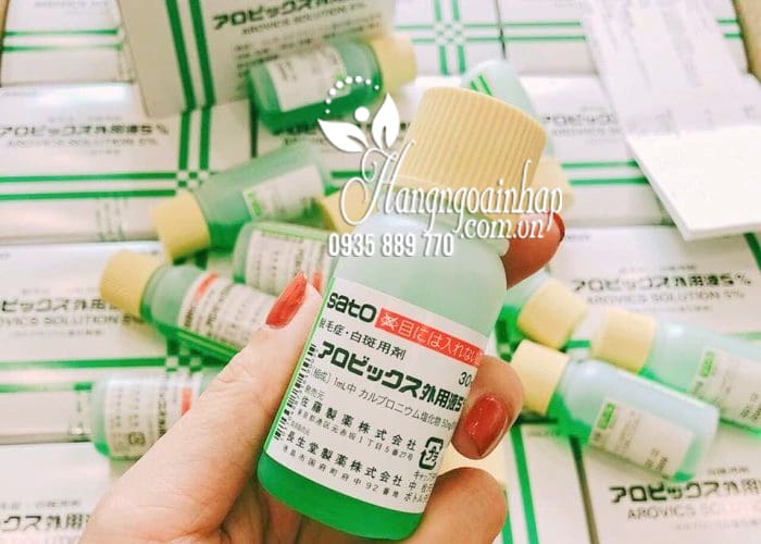 Thuốc mọc tóc Sato Arovics Solutions 5% Nhật Bản lọ 30ml  9