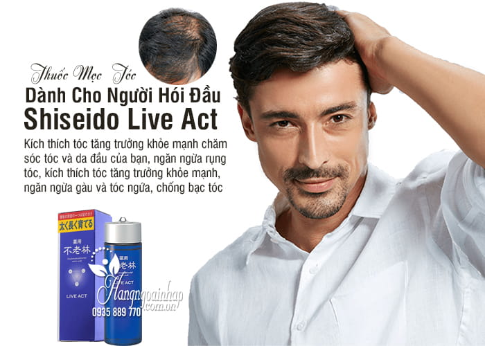 Thuốc Mọc Tóc Shiseido Live Act Dành Cho Người Hói Đầu 7