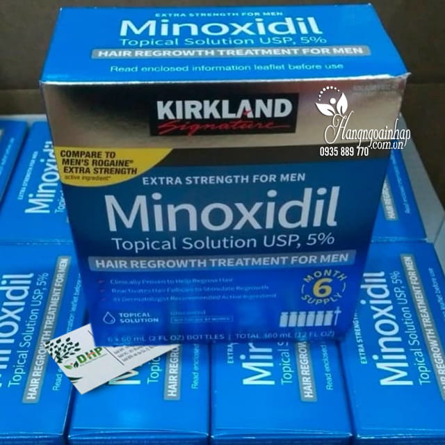 Thuốc Mọc Tóc Trị Hói Đầu Minoxidil 5% Kirkland Của Mỹ 90