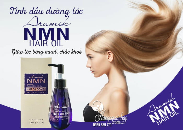 Tinh dầu dưỡng tóc Arumik NMN Hair Oil 150ml Nhật 1