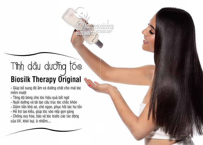Tinh dầu dưỡng tóc Biosilk Therapy Original cao cấp của Mỹ 5