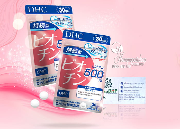 Viên uống Biotin DHC Sustained Release Biotin 30 viên Nhật 0