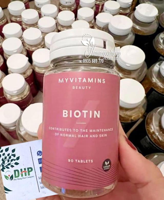 Viên uống Biotin Myvitamins 90 viên hỗ trợ mọc tóc 89