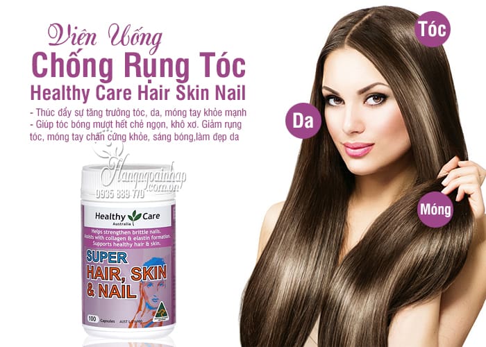 Viên Uống Chống Rụng Tóc Healthy Care Hair Skin Nail 5