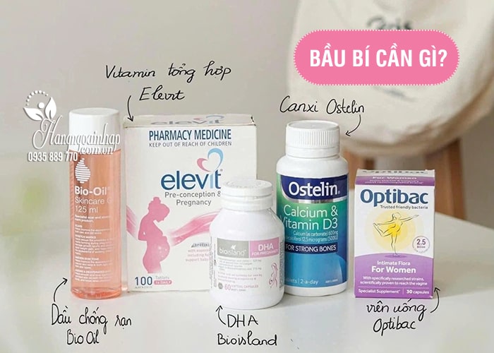 Elevit mẫu mới nhất Pre-Conception & Pregnancy 100 viên 66