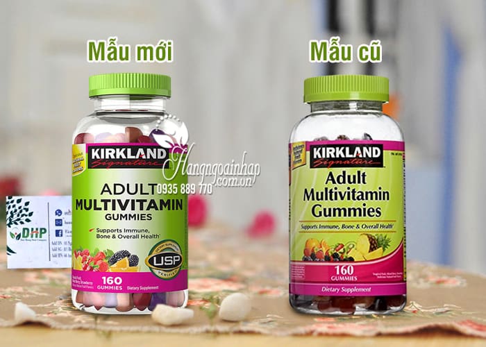 Kẹo dẻo bổ sung vitamin cho người lớn Kirkland Signature Adult 1