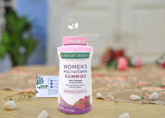 Kẹo dẻo vitamin cho phụ nữ Nature’s Bounty Women’s Mỹ 3