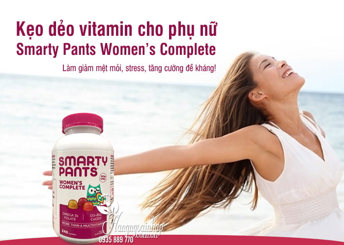 Kẹo dẻo vitamin cho phụ nữ Smarty Pants Women’s Complete  7