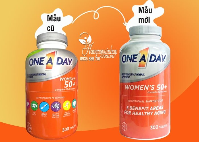 One A Day Womens 50+ Advantage Vitamins 300 Viên Của Mỹ 66
