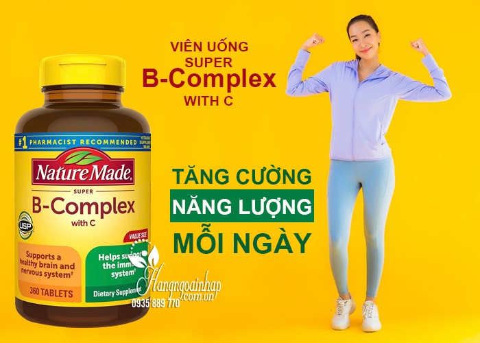 Viên uống Nature Made Super B Complex With C 360 viên 2