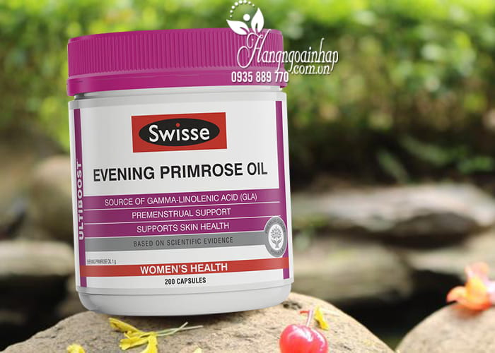 Tinh dầu hoa anh thảo Swisse Evening Primrose Oil Úc 2