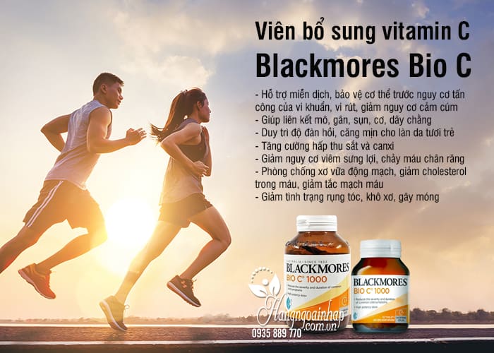 Viên bổ sung vitamin C Blackmores Bio C 1000mg 62 viên Úc 0