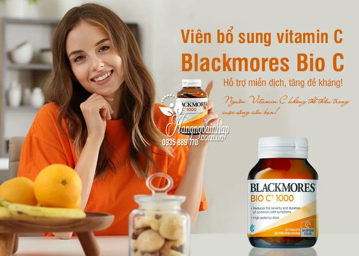 Viên bổ sung vitamin C Blackmores Bio C 1000mg 62 viên Úc 7