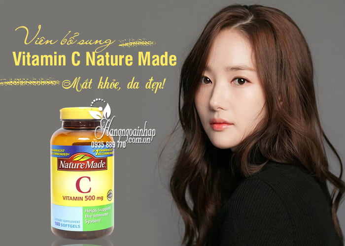 Viên bổ sung Vitamin C Nature Made 500mg của Mỹ 180 viên 1