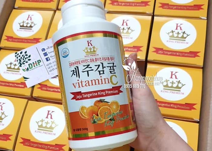Viên ngậm Vitamin C Jeju Tangerine King Premium 365 viên 9
