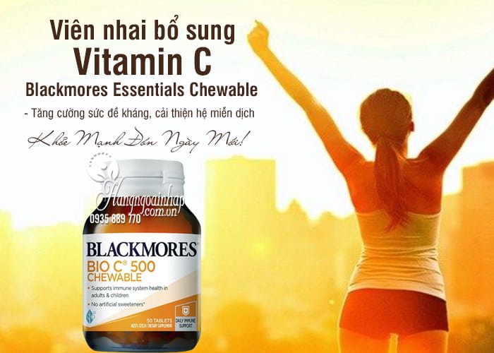 Viên nhai bổ sung Blackmores Essentials Vitamin C Chewable 9