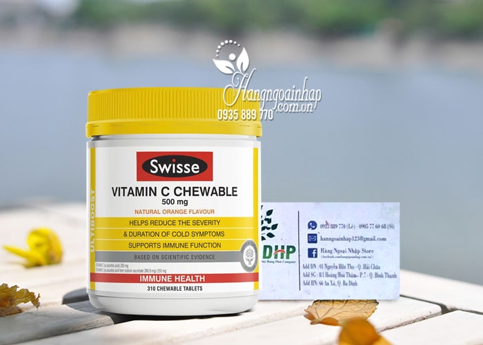 Viên nhai Swisse Vitamin C Chewable 500mg 310 viên của Úc 6