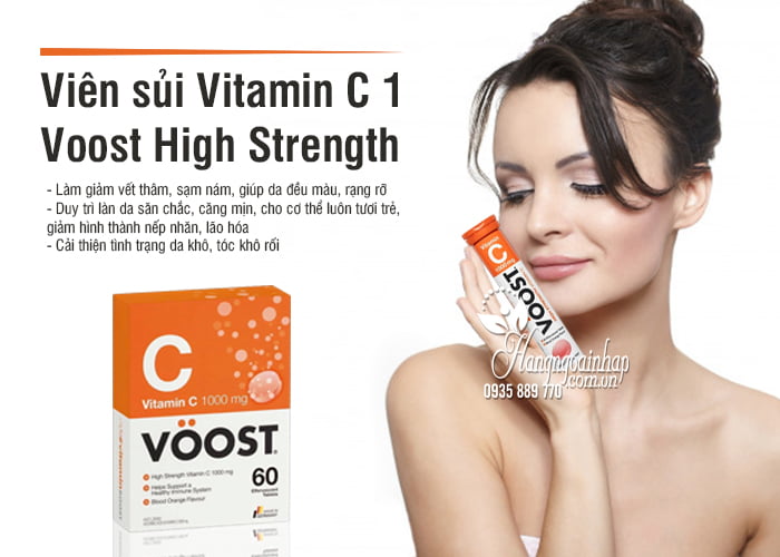 Viên sủi Vitamin C 1000mg Voost High Strength 20 viên từ Úc 1