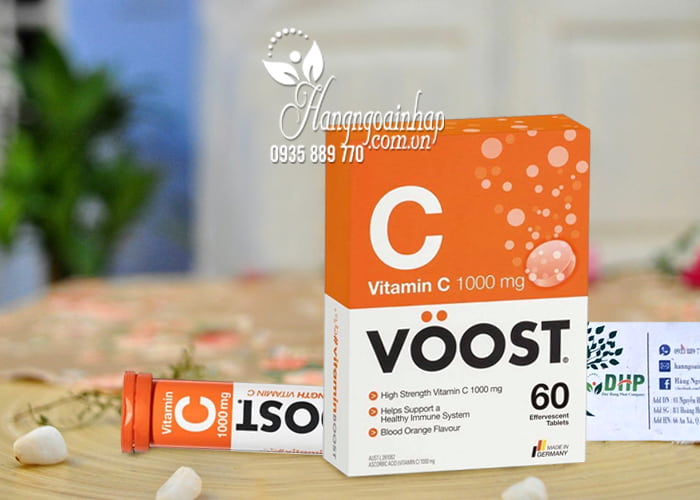 Viên sủi Vitamin C 1000mg Voost High Strength 20 viên từ Úc 0