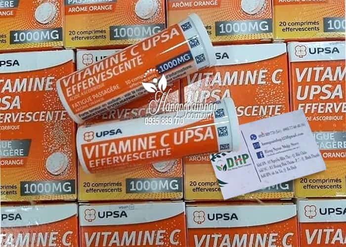 Viên sủi Vitamine C UPSA Effervescente 1000mg của Pháp 9