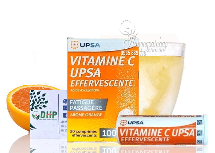 Viên sủi Vitamine C UPSA Effervescente 1000mg của Pháp 4