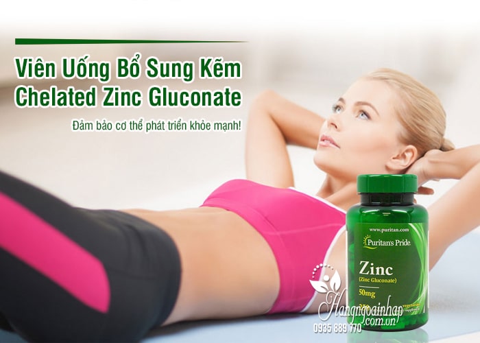 Viên Uống Bổ Sung Kẽm Chelated Zinc Gluconate 50mg 250 Viên 1