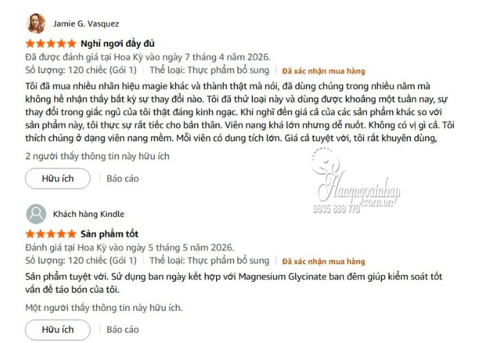 Viên uống Magie Now Magnesium Citrate 120 viên của Mỹ
