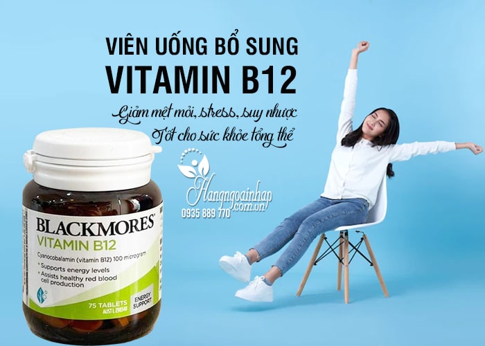 Viên uống bổ sung Vitamin B12 Blackmores 75 viên Úc 66