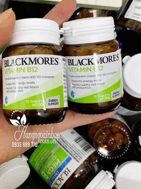 Viên uống bổ sung Vitamin B12 Blackmores 75 viên Úc 00