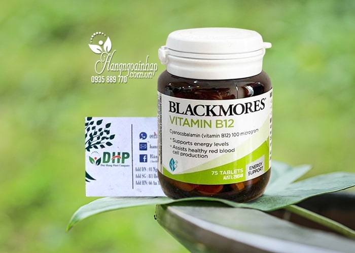 Viên uống bổ sung Vitamin B12 Blackmores 75 viên Úc 1