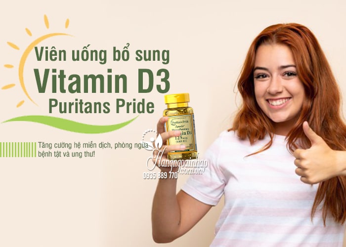 Viên uống bổ sung Vitamin D3 125mcg Puritans Pride 100 viên 4