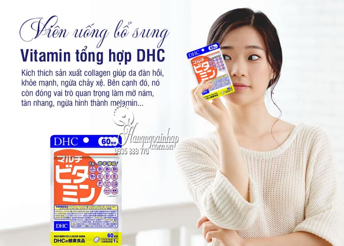 Viên uống bổ sung vitamin tổng hợp DHC 60 viên của Nhật 3