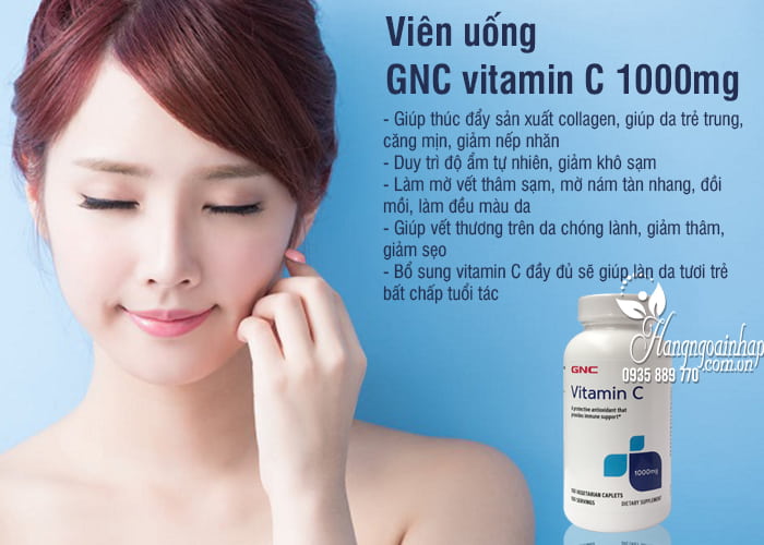 Viên uống GNC vitamin C 1000mg 100 viên tăng đề kháng 5