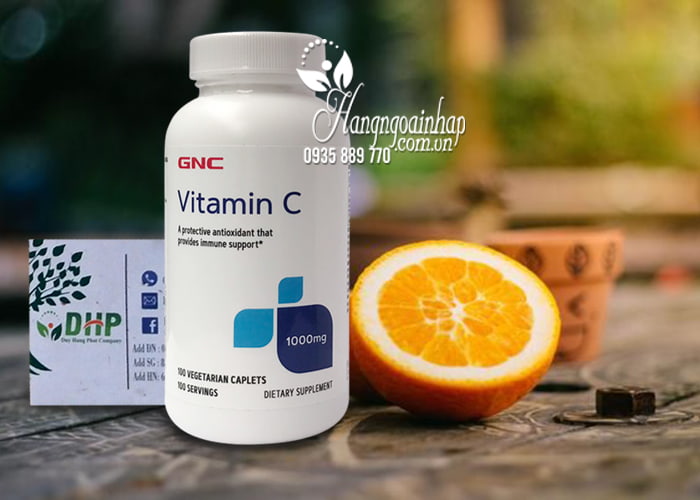 Viên uống GNC vitamin C 1000mg 100 viên tăng đề kháng 1