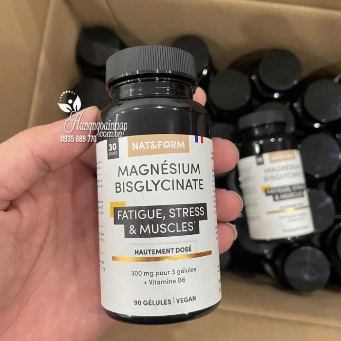 Viên uống Magie Magnesium Bisglycinate 300mg chính hãng
