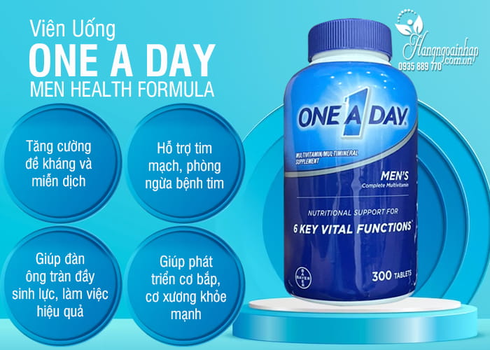 Viên Uống One A Day Men Health Formula 300 Viên Của Mỹ 66